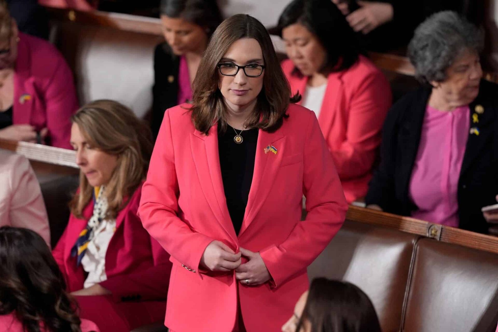 Representative Sarah McBride excessively for Republican colleague during the committee hearing

