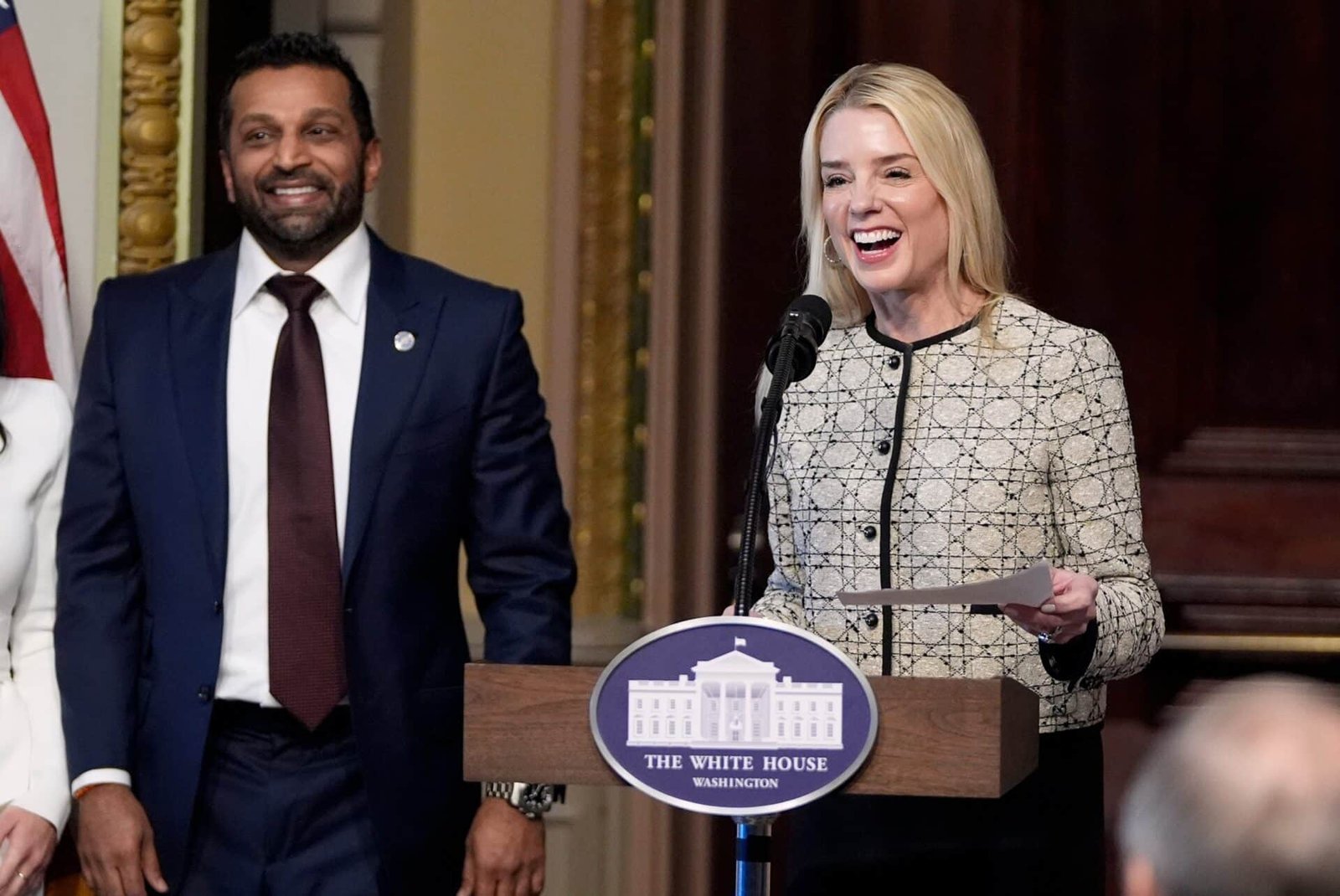 Photo: Pam Bondi, Kash Patel