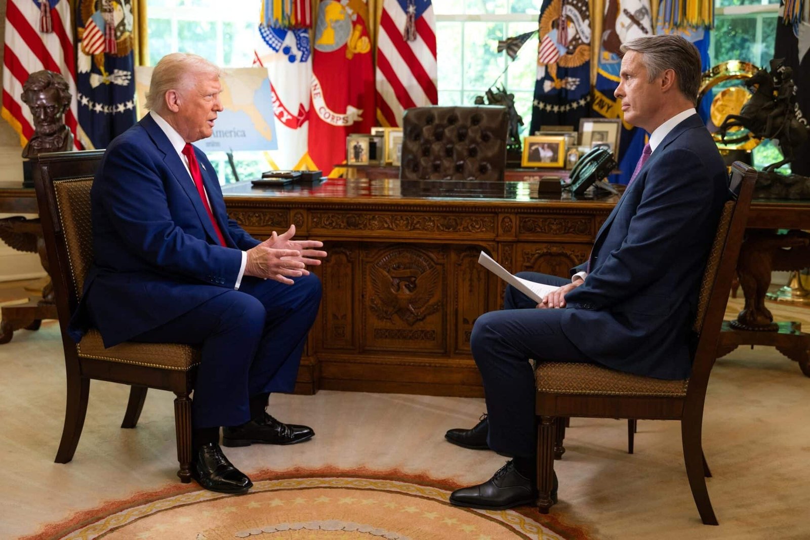 Trump analyzes the first 100 days of historical presidency in ABC's exclusive interview

