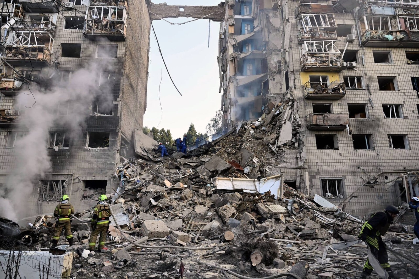 14 dead in the Russian attack during the night against Kyiv, says the general personnel

